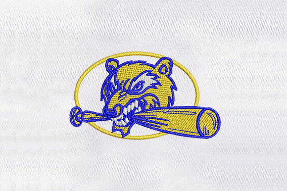 Animal with Baseball Embroidery Design Review