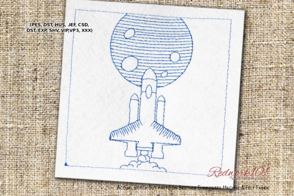 Space Shuttle Embroidery Review